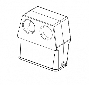 Корпус соединителя - кабельная часть H10A-FEH-2B-2M20 1100109105501