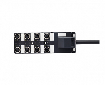 Сенсорная коммутационная коробка с проводом SJB-M12-8F05A-3.0-PUR 1713080050002