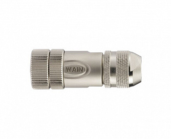Цилиндрический соединитель-розетка M12-FC04S-T-D10-SH 1630044202502  