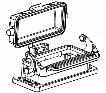 Корпус соединителя - блочная часть W16B-MBK-1L/SC-MMCV 1121163218001