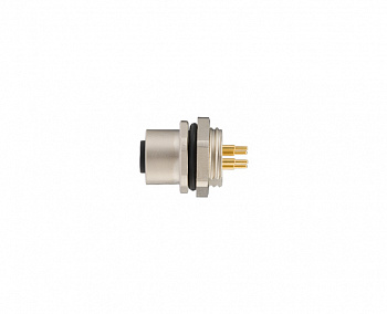 Цилиндрический соединитель-розетка M12-F04D-BKR-PG9-D 1632043241011