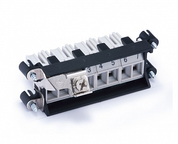 Внешний элемент 1 с вставками-розетками и рамкой HV-HF3/4M-PEA-S2222 1320080210001