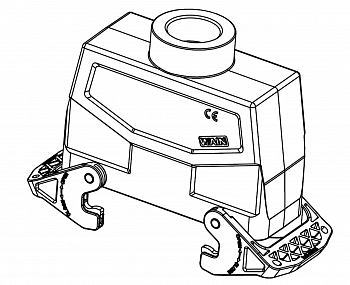 Корпус соединителя - кабельная часть W16B-TEH-2L/PSE-PG21 WS 1111164485006