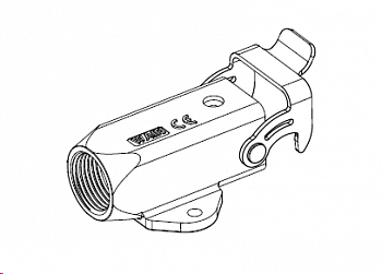 Корпус соединителя - блочная часть EMC.H3A-SF-1L/W-M20-D39
