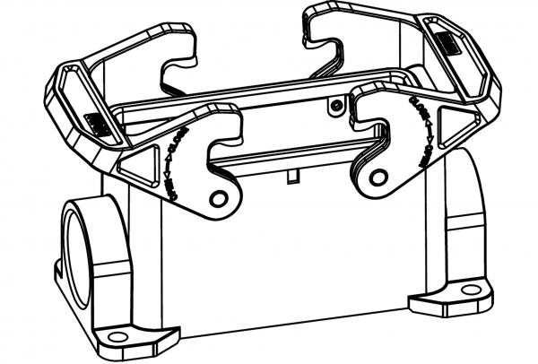 КОРПУС СОЕДИНИТЕЛЯ - БЛОЧНАЯ ЧАСТЬ H16B-SF-2LPSE-M25 1110162481001
