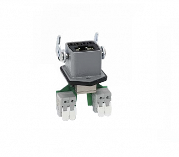 Розетка RJ45 в корпусе, блочная часть H3A-BK-1L/W-004/RJ45-F 1210080020501