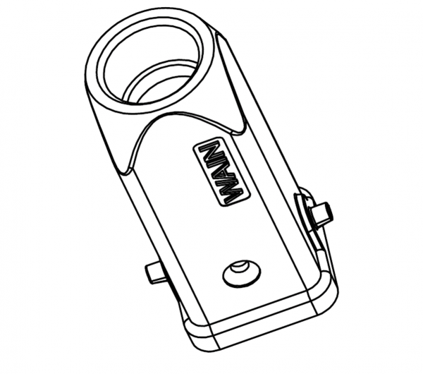 КОРПУС СОЕДИНИТЕЛЯ - КАБЕЛЬНАЯ ЧАСТЬ H3A-MTE-2B-M25 1120034101504