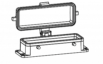 Корпус соединителя - блочная часть H24B-BK-4B/S-CV 1110243728001