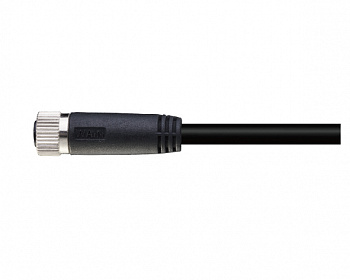 Цилиндрический соединитель-розетка с кабелем M8-F04-T-1.5-PUR-SH 1620044022041