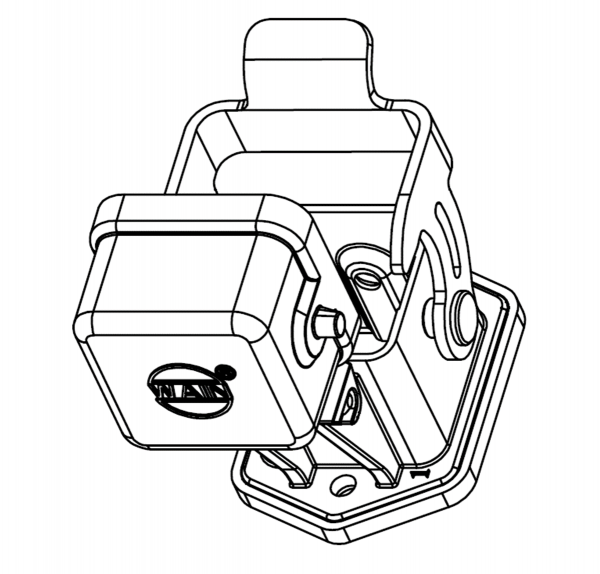 КОРПУС СОЕДИНИТЕЛЯ - БЛОЧНАЯ ЧАСТЬ H3A-MBK-1LS-MMCVM 1120033651101